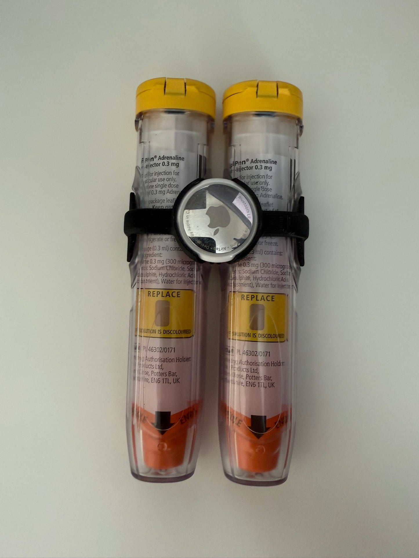 VitalClip: compatible with Epipens and an AirTag